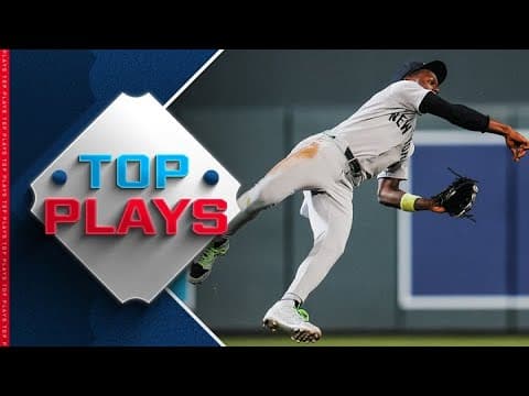 Top MLB Plays of 9/17/25 (Jazz Chisholm Jr.'s acrobatic throw, Chandler Simpson's robbery, MORE!)