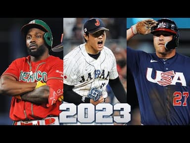 The BEST moments and plays of the 2023 World Baseball Classic! (Team Japan wins the championship 🇯🇵)